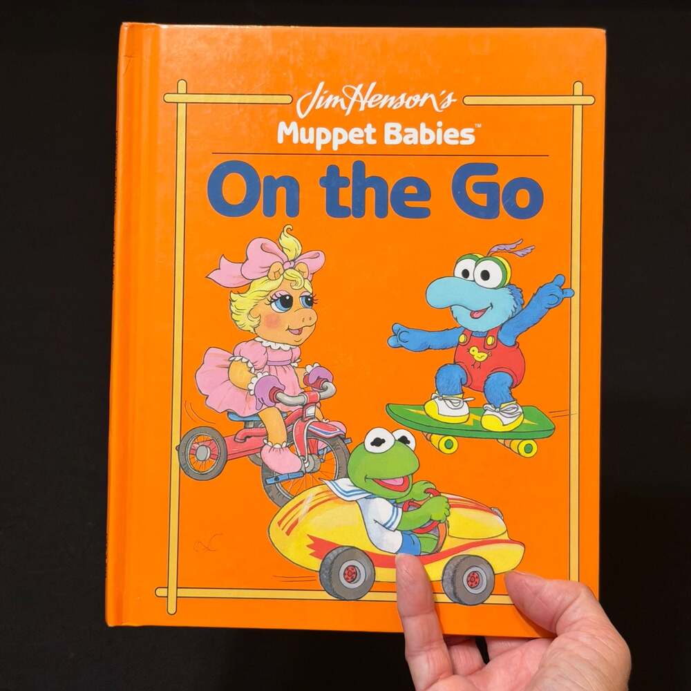 Jim Henson's Muppet Babies: On the Go - 1992 Grolier Hardcover Children's Book